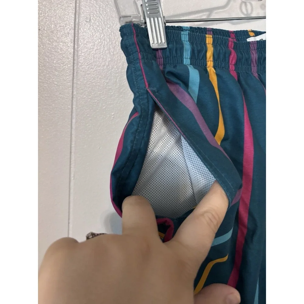 Pacsun‎ Men's Swim Shorts Size Small Retro Stripe 6